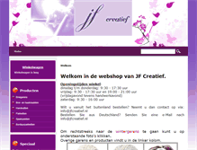 Tablet Screenshot of jfcreatief.nl